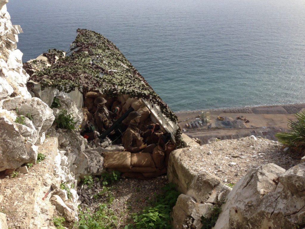 verteidigungsanlage im Fles auf Gibraltar