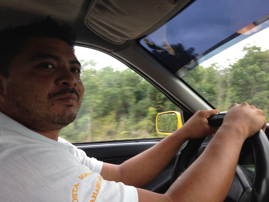 Taxifahrer, Costa Maya
