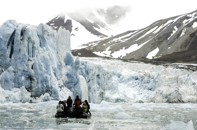 Svalbard Zodiac Gletscher