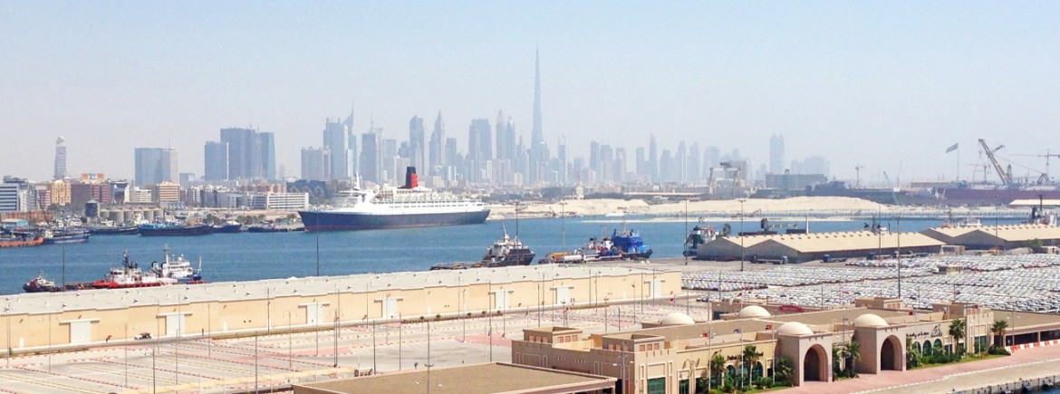 Vom Dubai Kreuzfahrthafen in die Stadt (Port Rashid)