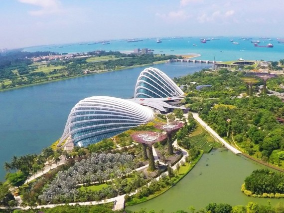 Gardens by the Bay – um die Ecke vom Singapur Kreuzfahrthafen