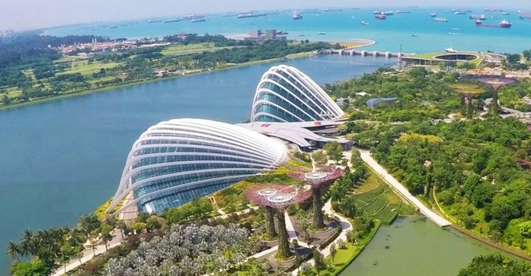 Gardens by the Bay – um die Ecke vom Singapur Kreuzfahrthafen