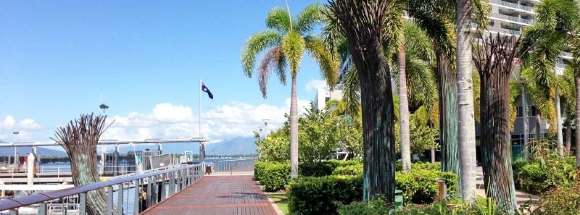 Cairns – vom Kreuzfahrthafen in die Stadt/Marina