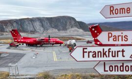 Kangerlussuaq Kreuzfahrthafen und Flughafen