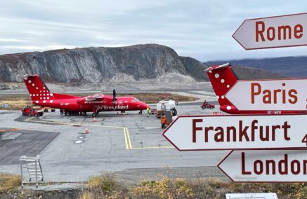 Kangerlussuaq Kreuzfahrthafen und Flughafen