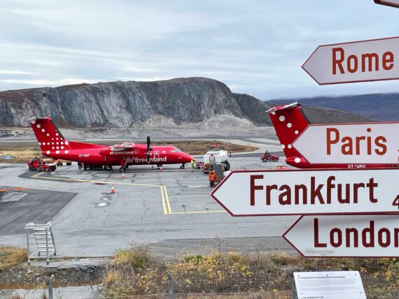 Kangerlussuaq Kreuzfahrthafen und Flughafen
