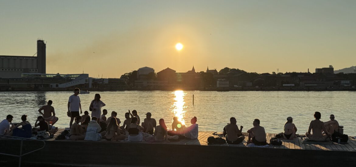 Schwimmplätze im Oslo Kreuzfahrthafen: Sörenga & Tjuvholmen