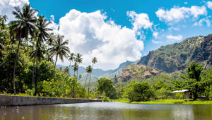 Landang auf einer Postschiffreise