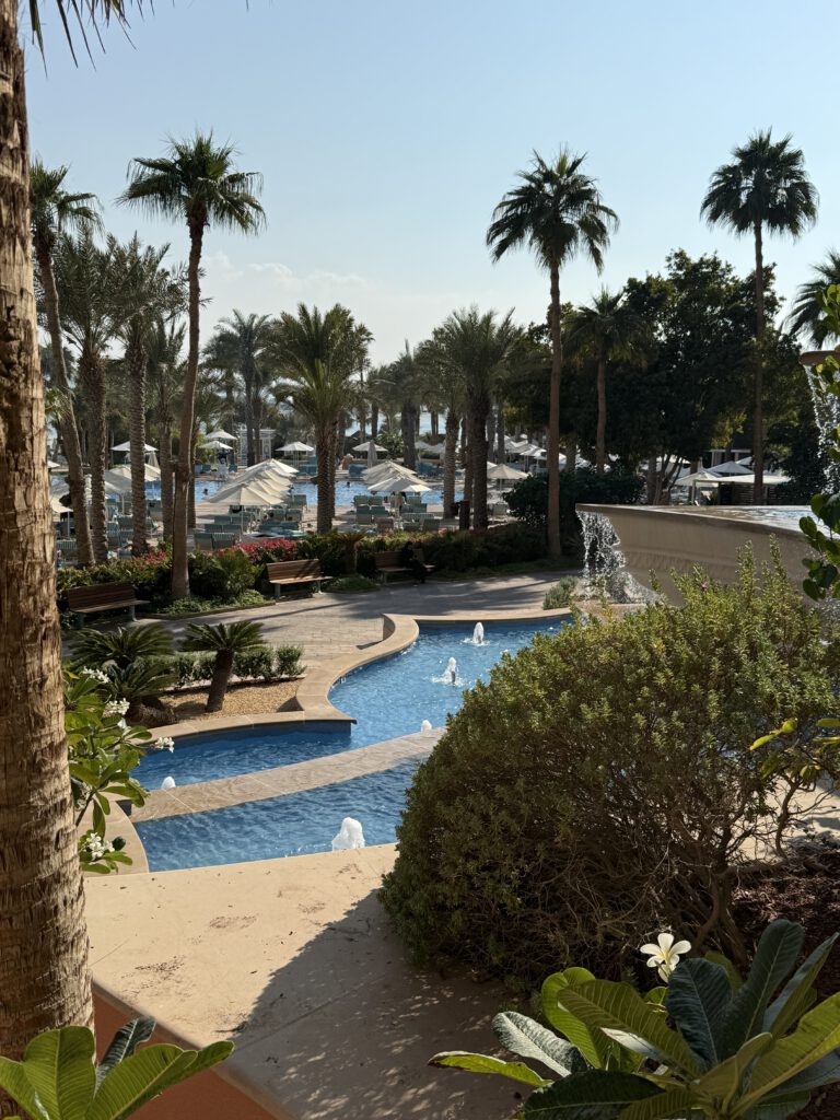 Poollandschaft des Atlantis Hotel in Dubai