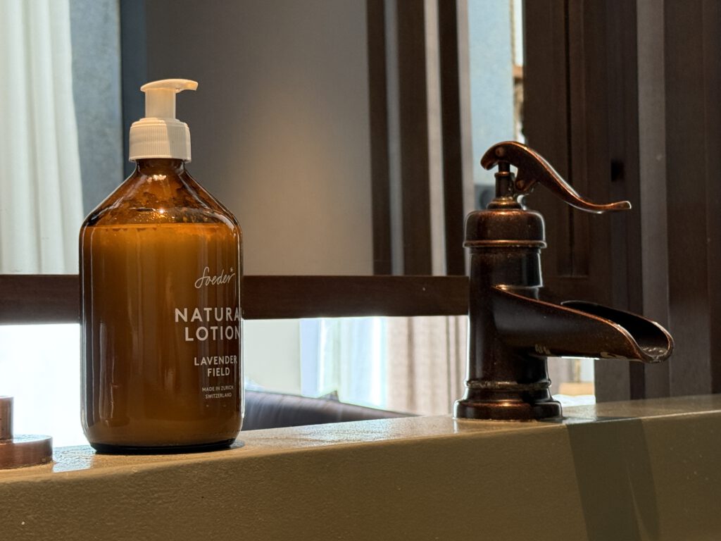 Hochwertiges Duschgel im 25 hours Hotel Dubai