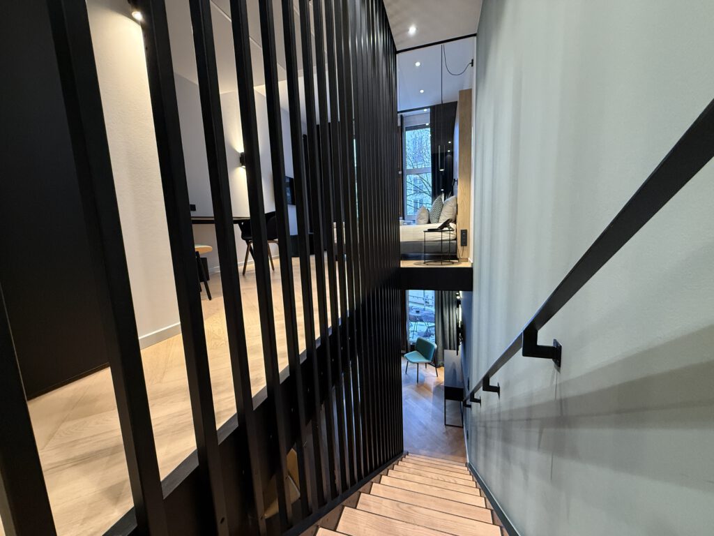 Treppe im Clipper Boardinghouse