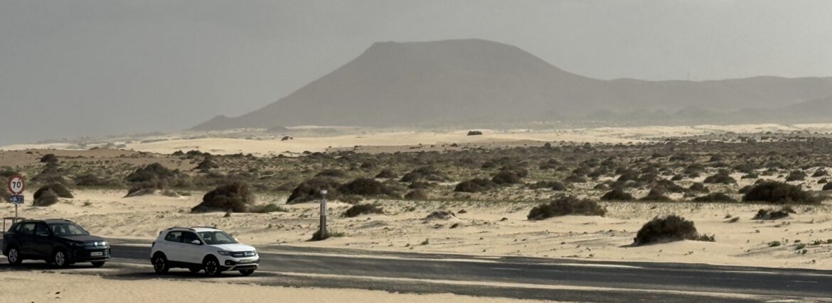 Vom Fuerteventura Kreuzfahrthafen zum Corralejo Nationalpark