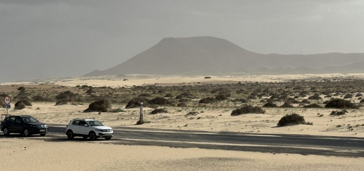 Vom Fuerteventura Kreuzfahrthafen zum Corralejo Nationalpark