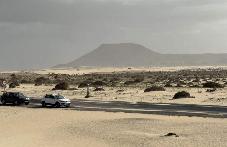 Vom Fuerteventura Kreuzfahrthafen zum Corralejo Nationalpark