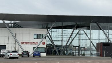 Wo legt die AIDA in Warnemünde ab?