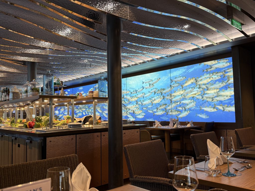 Oceans Restaurant auf der AIDA
