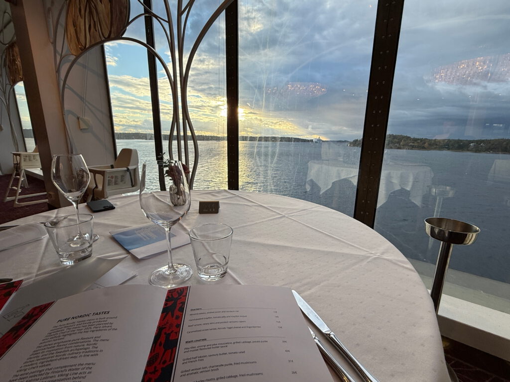 Alacarte Dinner bei Viking Line