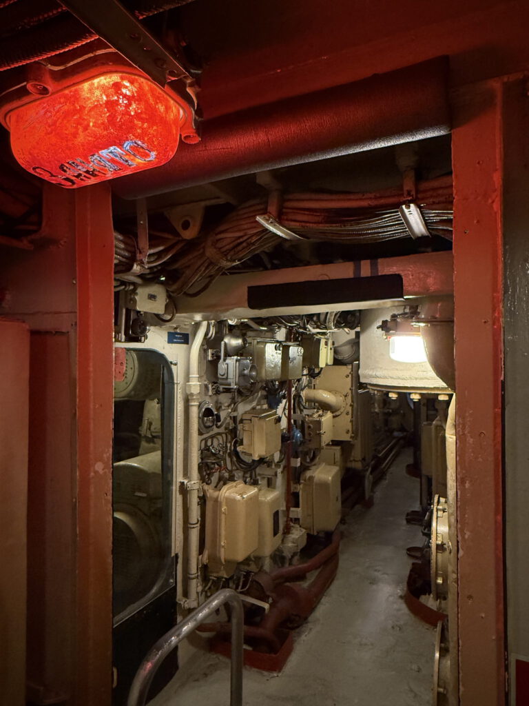 An Bord des Uboot 434 in Hamburg